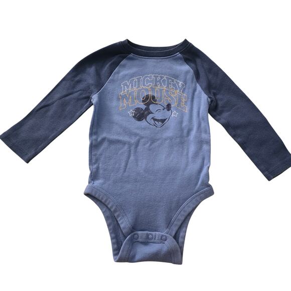 Disney Mickey Mouse Baby Bodysuit  size 12 Months - Picture 1 of 4